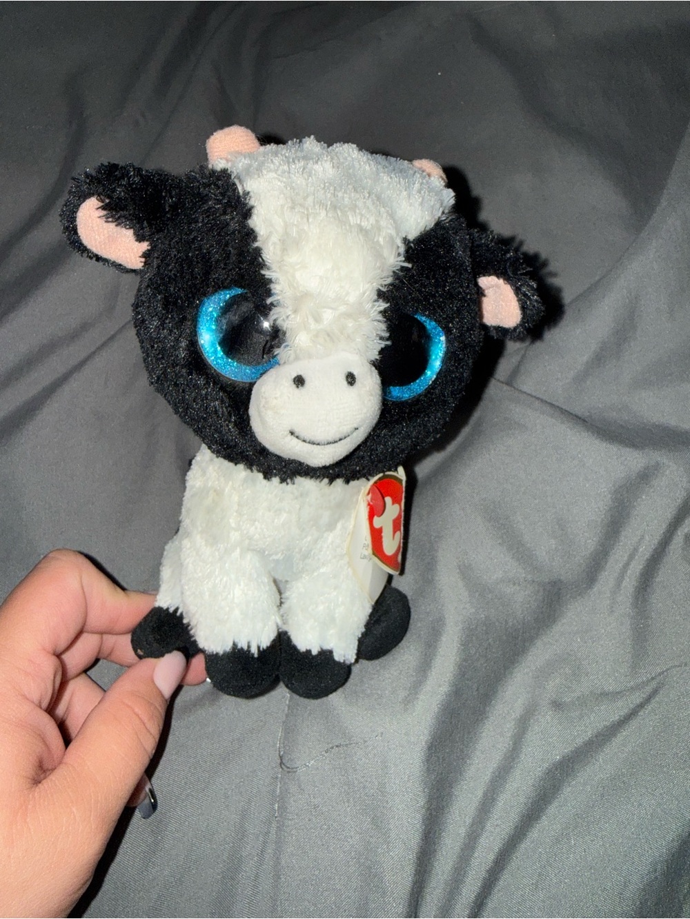 Cow beanie baby